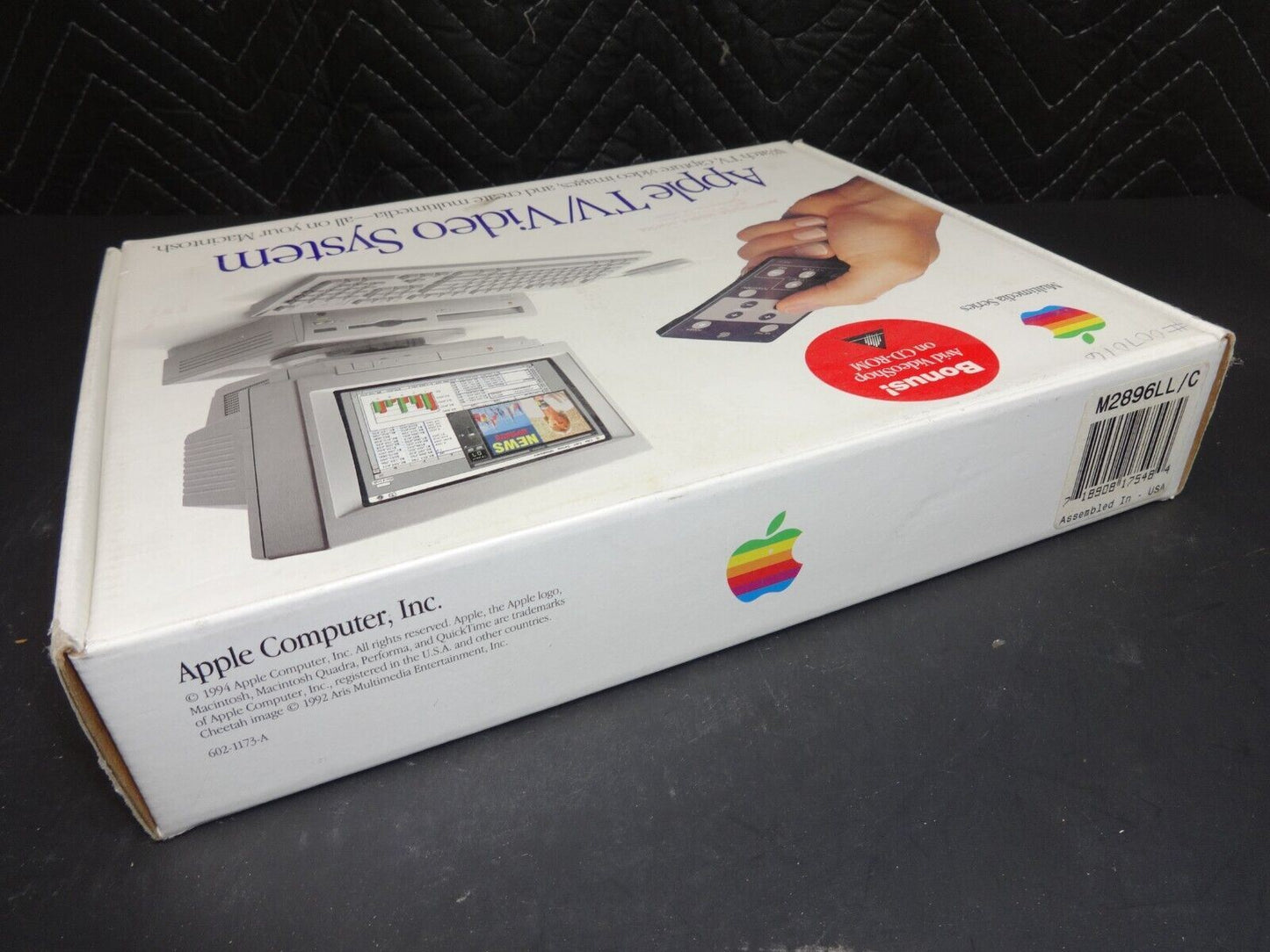 NOS Apple TV/Video System 1994 M2896LL/C New-Old-Stock