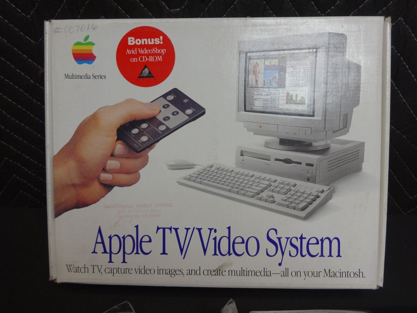 NOS Apple TV/Video System 1994 M2896LL/C New-Old-Stock