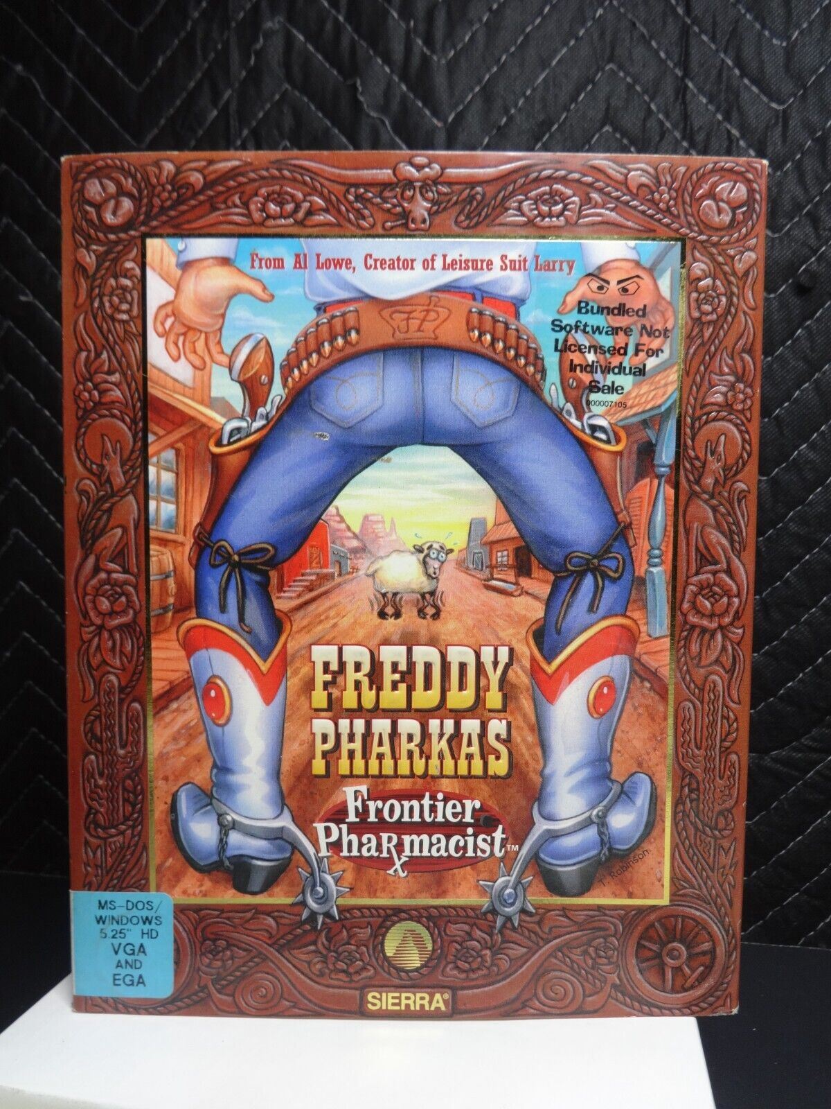 Freddy Pharkas Frontier Pharmacist Big Box MS DOS 5.25 Sierra (1993)