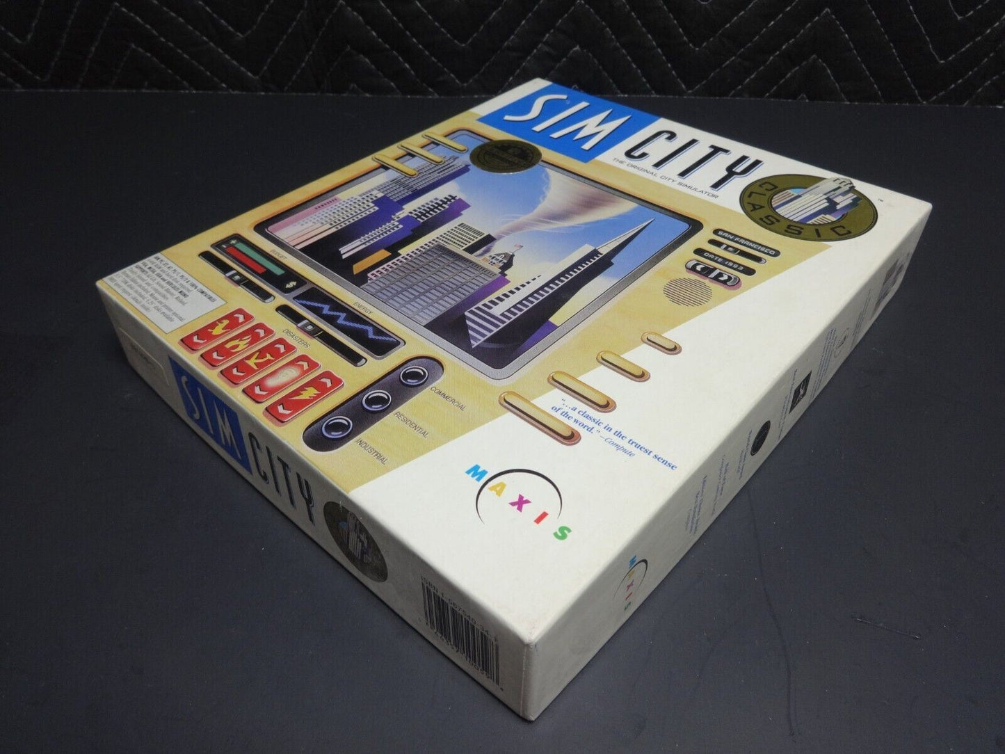 VTG NOS OG Sim City PC Big Box Classic Version 1993 IBM Game