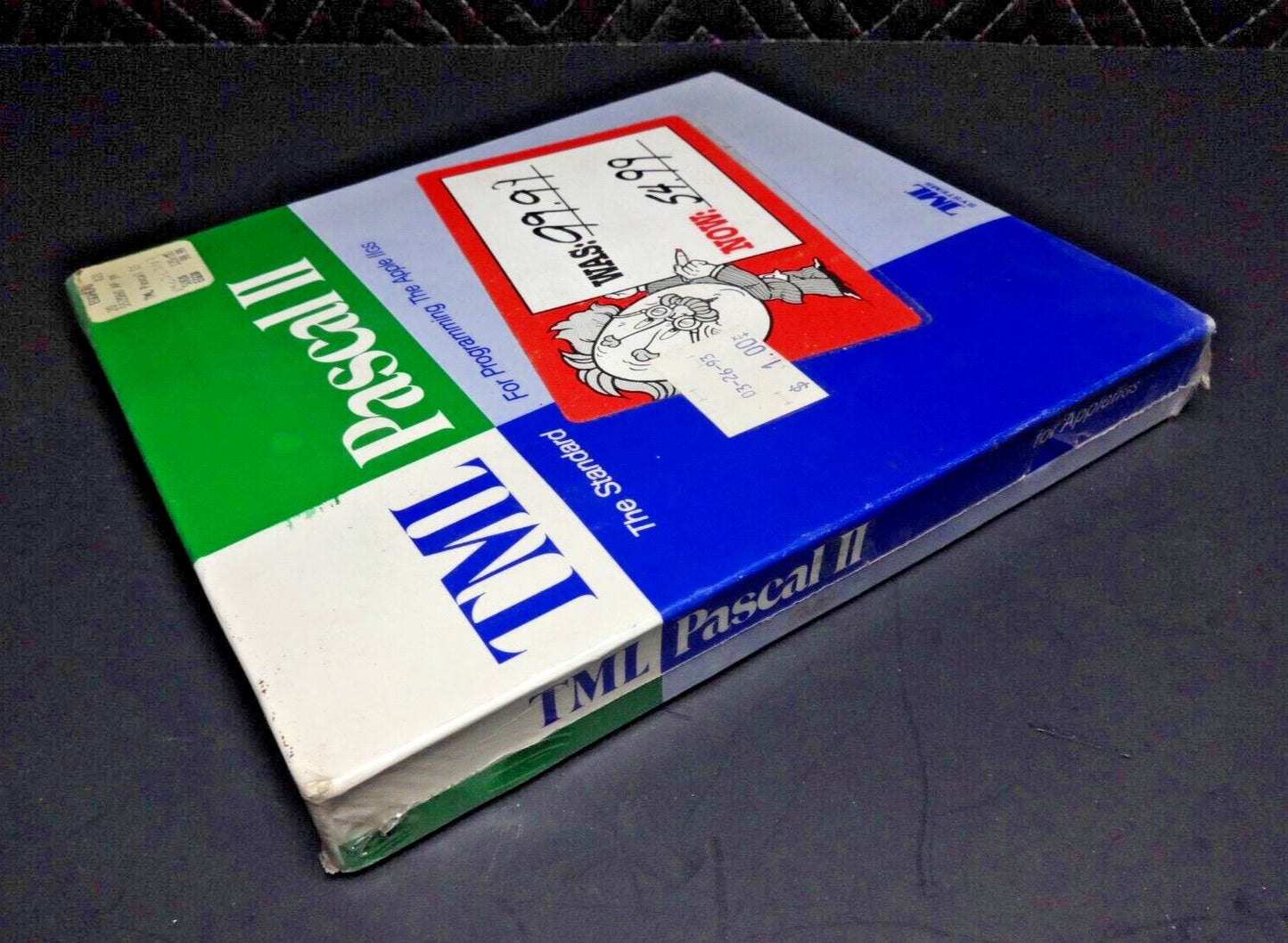 NOS Sealed 1986 TML PASCAL II APPLE IIgs 3.5" FLOPPY DISK SOFTWARE & Manual