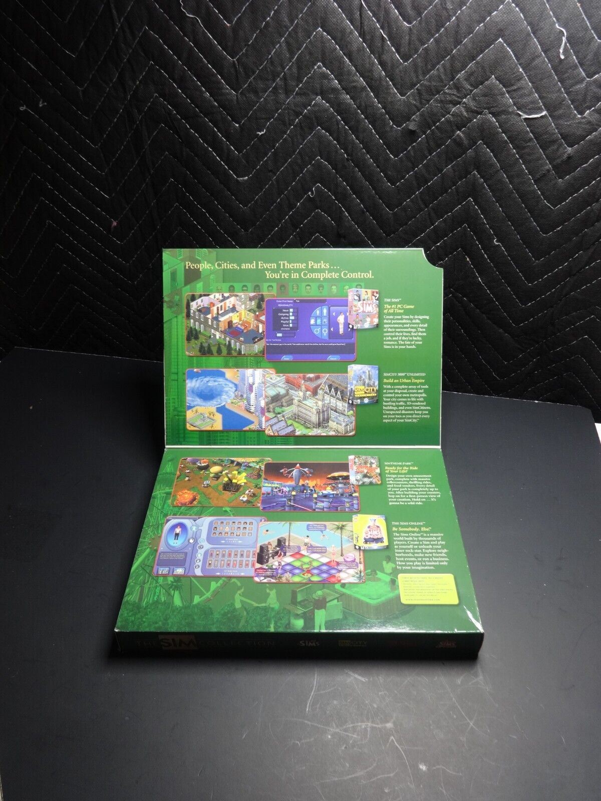 The SIM Collection Theme Park SimCity 3000 The Sims Deluxe The Sims Online