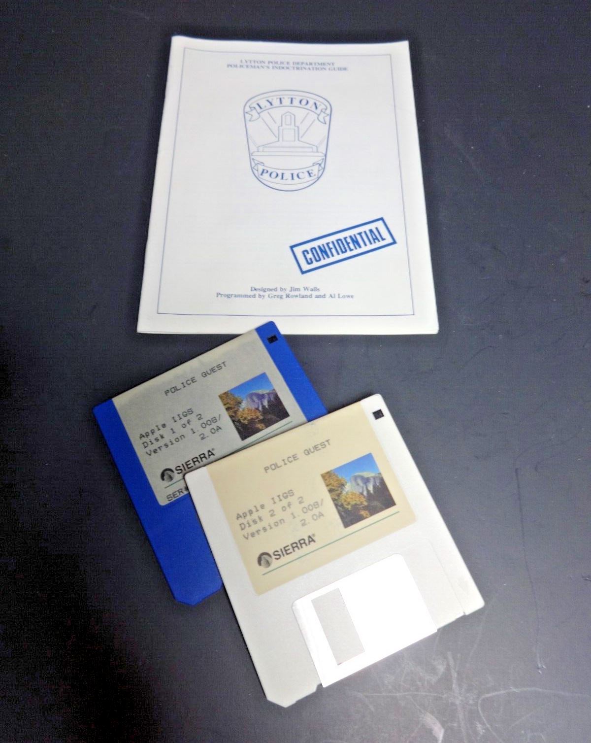 Police Quest - The Pursuit of the Death Angel - VINTAGE SIERRA - Apple IIGS