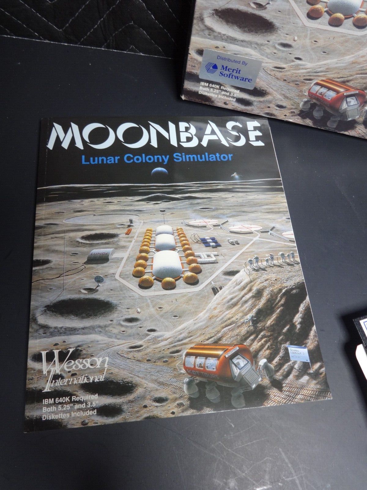 MOONBASE Lunar Colony Simulator Game for IBM - 3.5