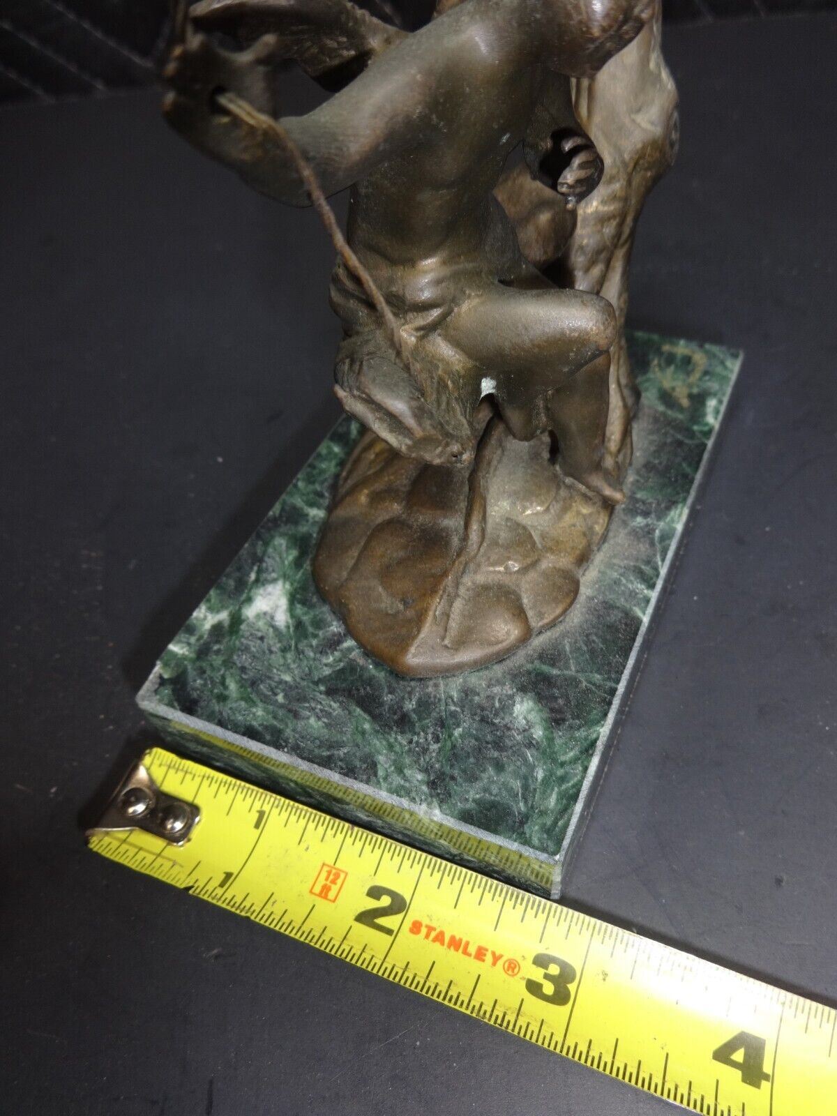 Auguste Moreau Art Nouveau Bronze Cherub Fairy On Swing Sculpture Andrea Sadek