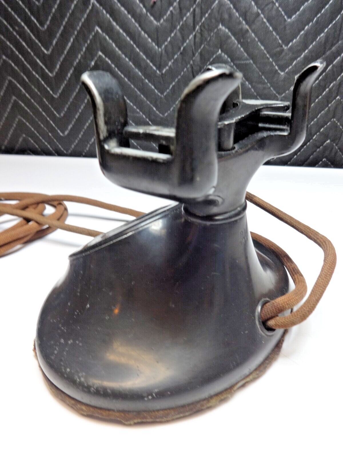 1930's WESTERN ELECTRIC DESK TELEPHONE D1 BASE F1 HANDSET TABLE TOP -  NO DIAL