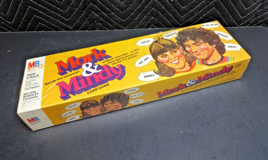 * Signed by Robin Williams * Mork & Mindy MB Card Game Vintage 1978 Sealed NOS