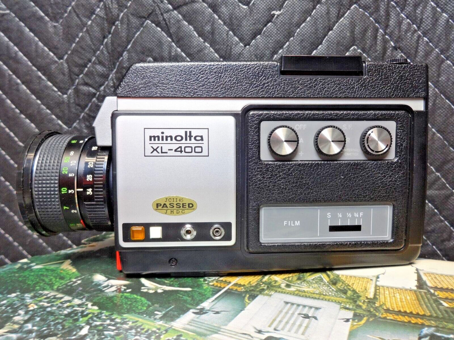 Tested MINOLTA XL 400 Super 8 Movie Camera Cine w RARE Intervalometer w/ Box