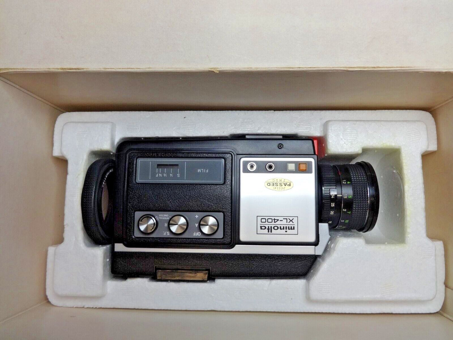 Tested MINOLTA XL 400 Super 8 Movie Camera Cine w RARE Intervalometer w/ Box