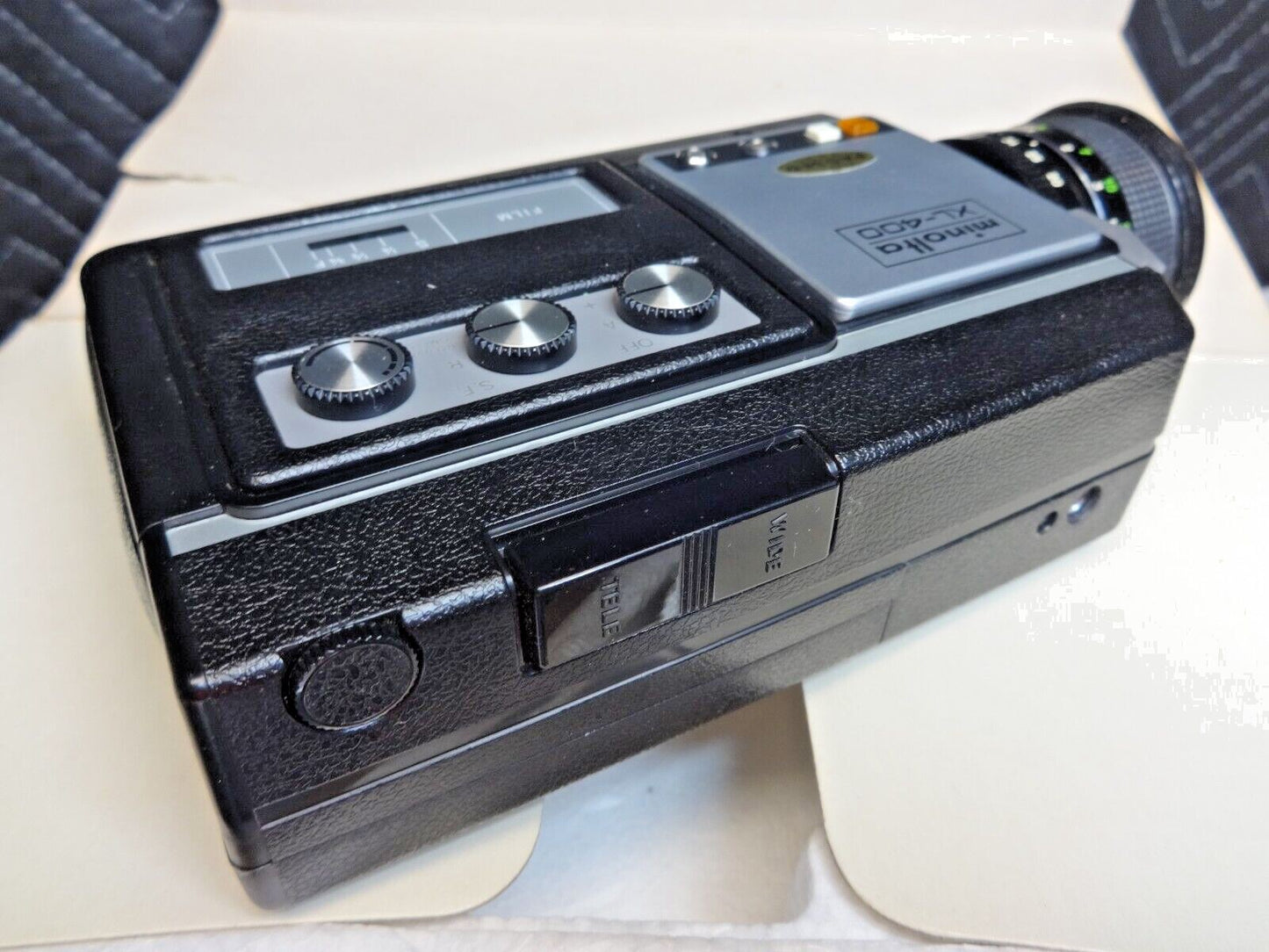 Tested MINOLTA XL 400 Super 8 Movie Camera Cine w RARE Intervalometer w/ Box