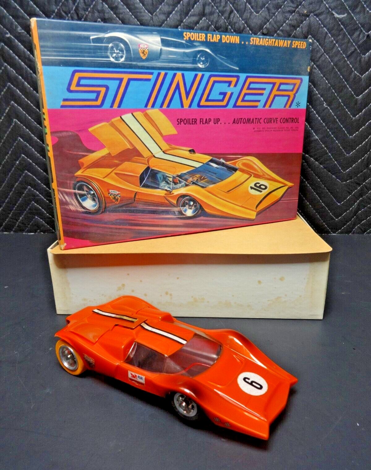 NOS - Classic 1/24 Scale STINGER Slot w/ motor, Airfoil Brake & ORIGINAL BOX