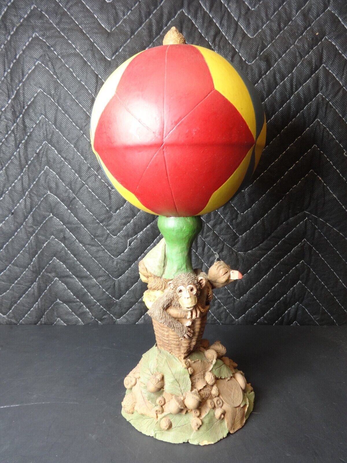 Serial #1 - TOM CLARK Wolfe GNOME CAIRN STUDIO UP UP AND AWAY Hot Air Balloon