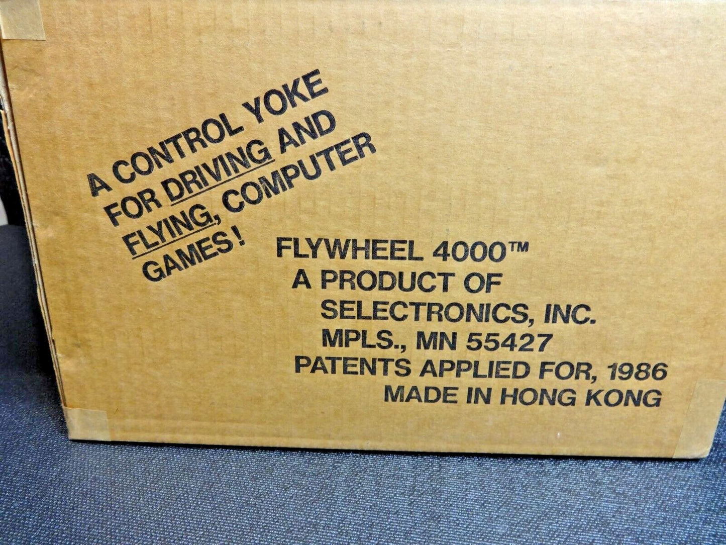 NOS Selectronics Flywheel 4000 Control Yoke Flying and Driving 15 Pin Connector