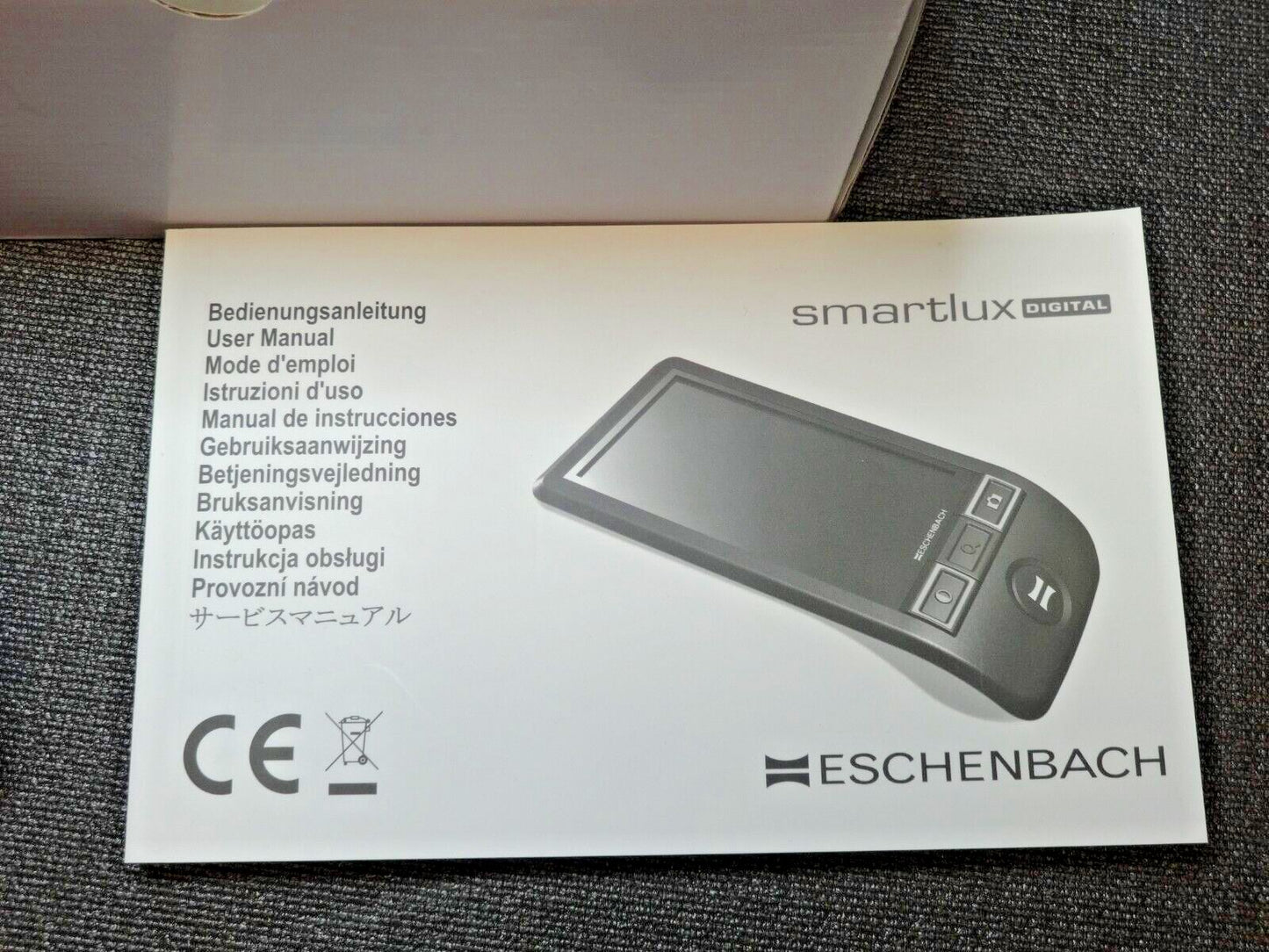 Eschenbach Smartlux Digital Magnifier. 5x-12x with Different Display Colors!