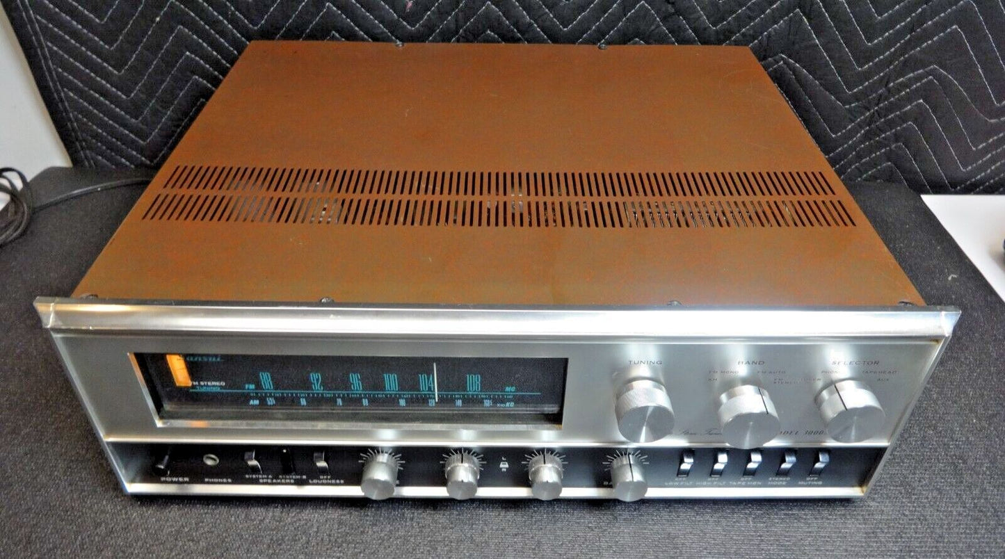 Sansui 3000A Stereo Receiver Amplifier Tuner  - Serviced - Vintage Silver Face