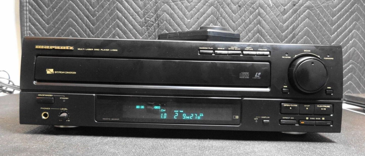 Marantz LV500 LaserDisc Player w/ Remote - SERVICED - Laser Disc