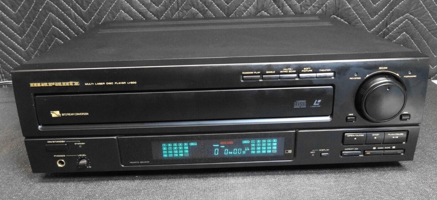 Marantz LV500 LaserDisc Player w/ Remote - SERVICED - Laser Disc