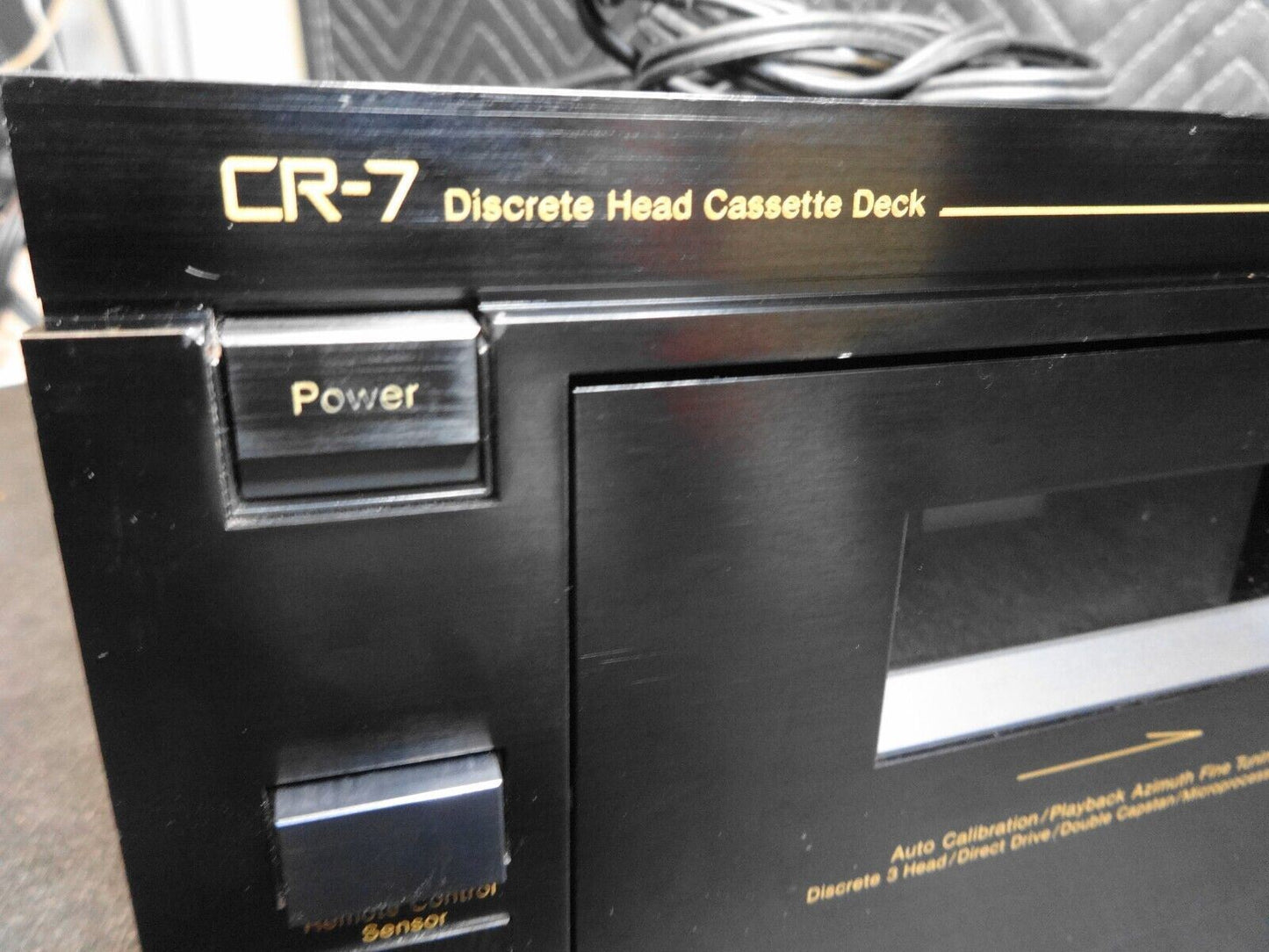 The Nakamichi CR-7 Discrete-Head Cassette Deck Player