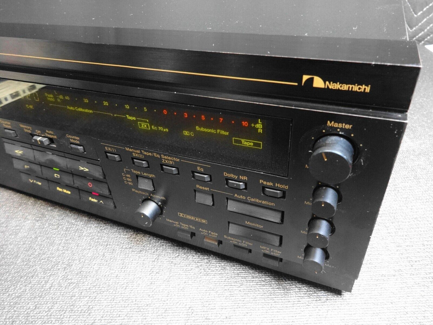 The Nakamichi CR-7 Discrete-Head Cassette Deck Player