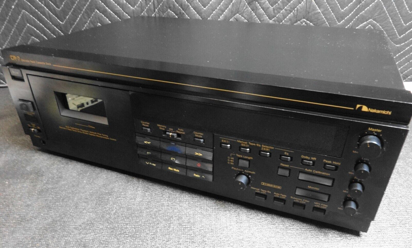 The Nakamichi CR-7 Discrete-Head Cassette Deck Player