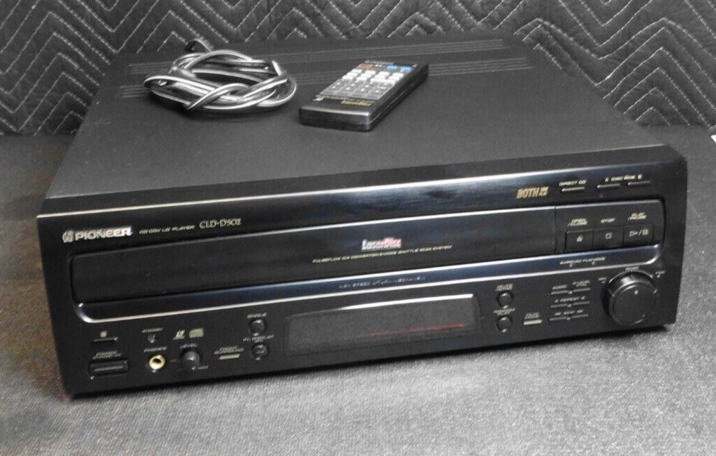 Pioneer CLD-D502 Dual Side Laserdisc Player CD, CDV, LD w/ Remote - SERVICED