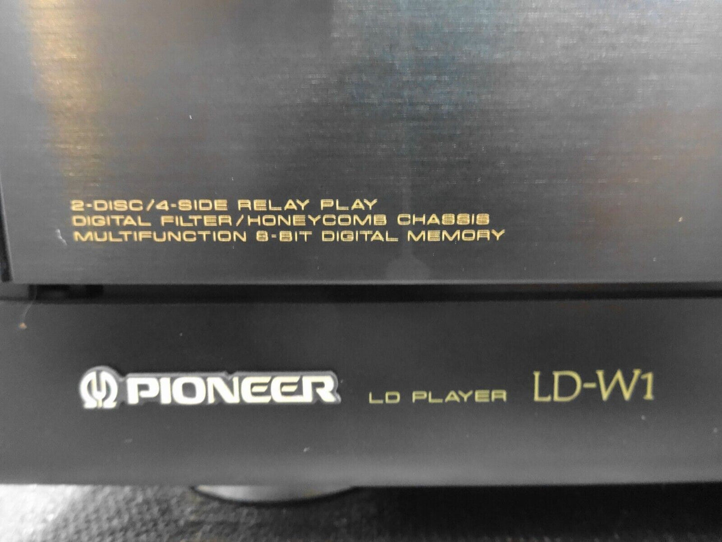 Pioneer LD-W1 Laserdisc Player w/ Remote and Manual - Inspected, Tested Working