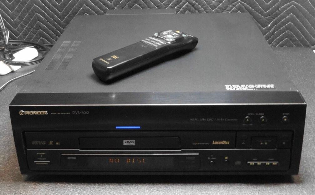 Pioneer DVL-700 DVD Laserdisc Player W/ Remote - Serviced, New Belt Lens Cleaned