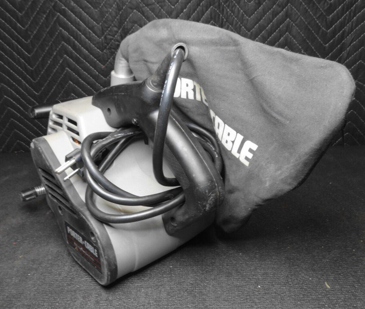 Porter Cable Model 362 Belt Sander 4 x 24 w Dust Bag Whisper