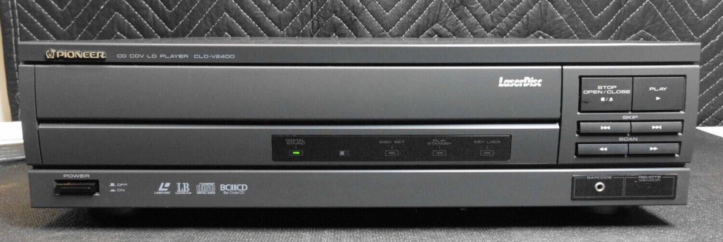 Pioneer CLD-V2400 LD Laserdisc Player - SERVICED