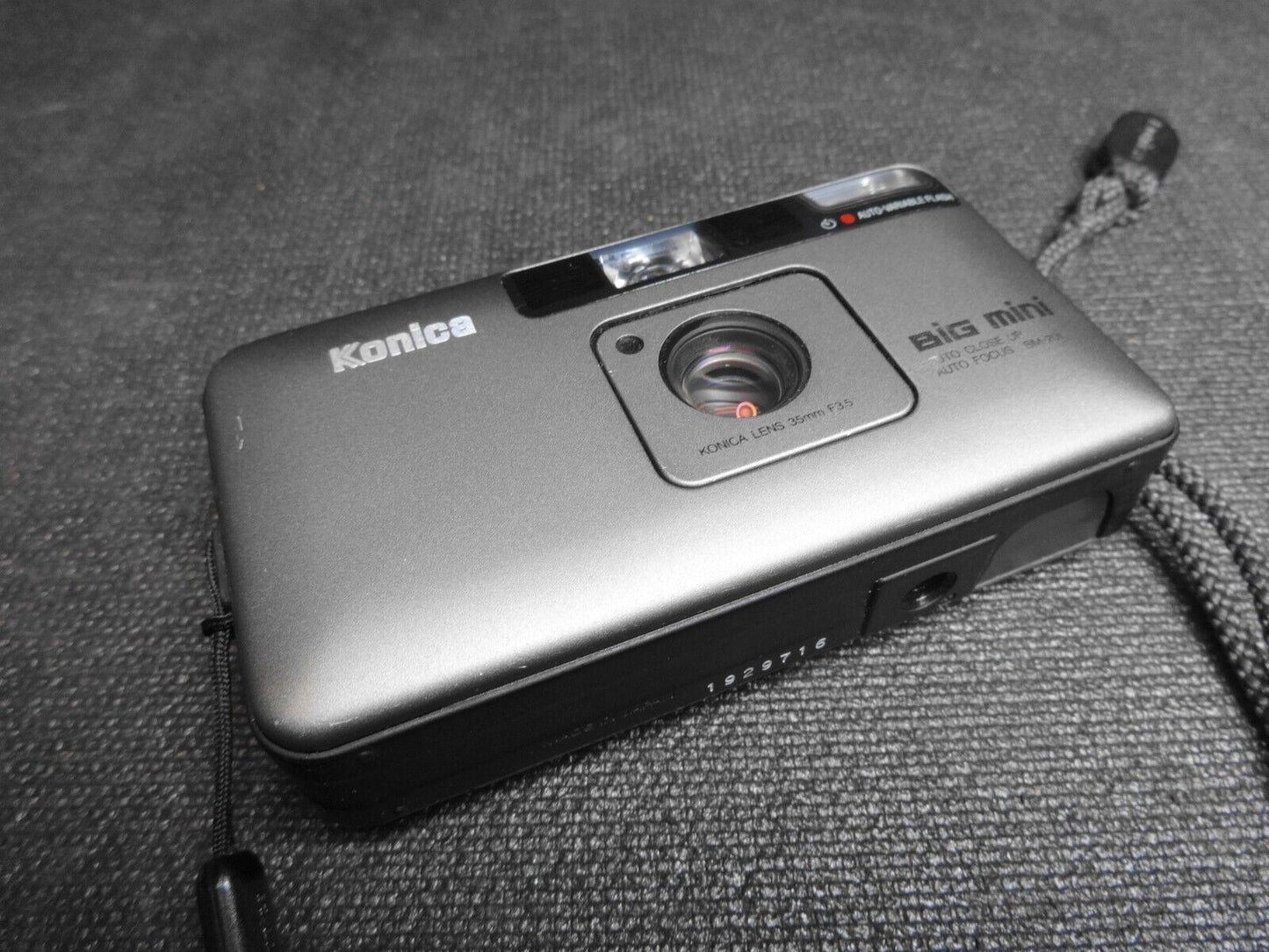 Konica Big mini BM-201 35mm f/3.5 Lens Point & Shoot Film Camera