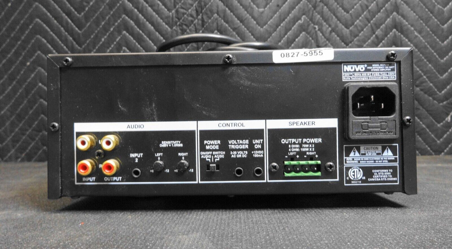 Nuvo NV-P2100 2 Channel 200 Watt Stereo Amplifier