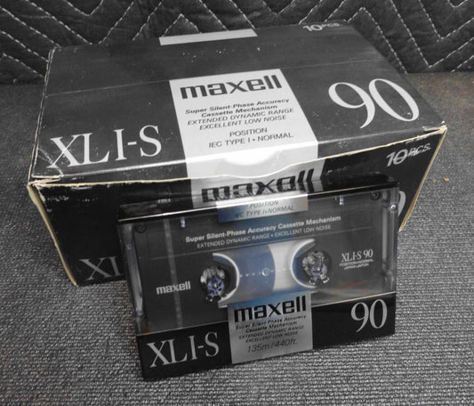 Vintage Maxell XLI-S 90 Normal Type I Lot of 10 Made In Japan New NOS Sealed