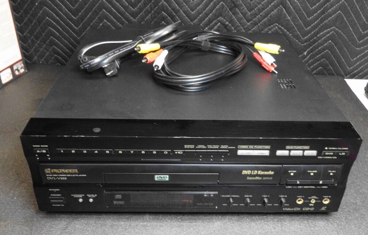 PIONEER DVL-V888 DVD/Video CD/LD Karaoke Player *Serviced* - New Belt