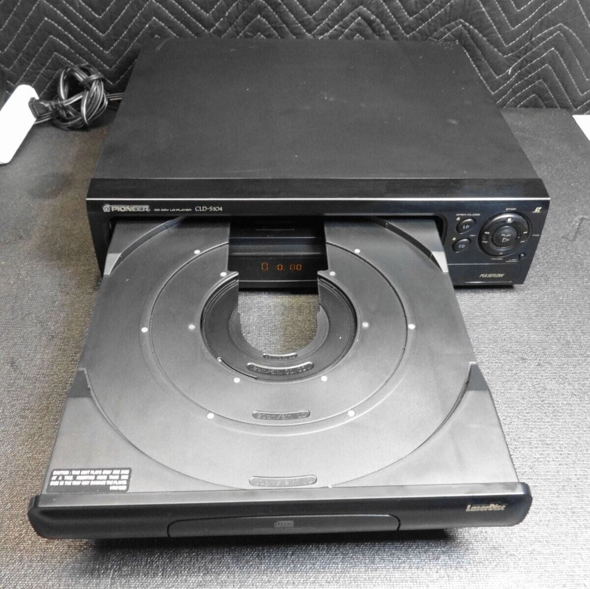 Pioneer CLD-S104 Laserdisc/CD/CDV LD Player *Serviced* - New Loading Belt