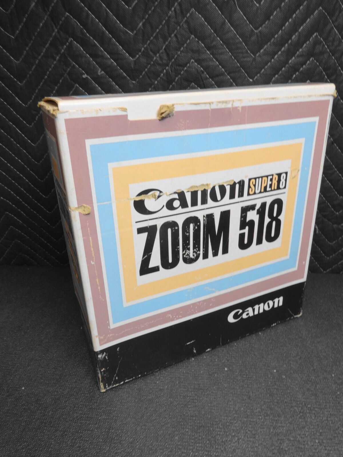 Canon Zoom 518 Super 8 Movie Video Film Camera w/ Original Box, Papers & Case