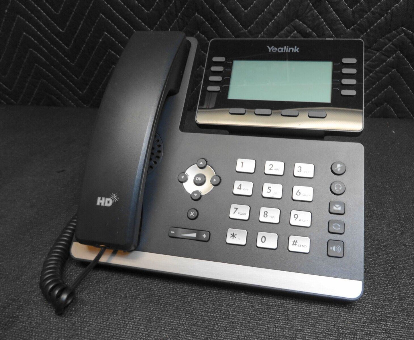 Yealink SIP-T53 IP Business Phone, 12 VoIP Accounts. 3.7-Inch Graphical Display
