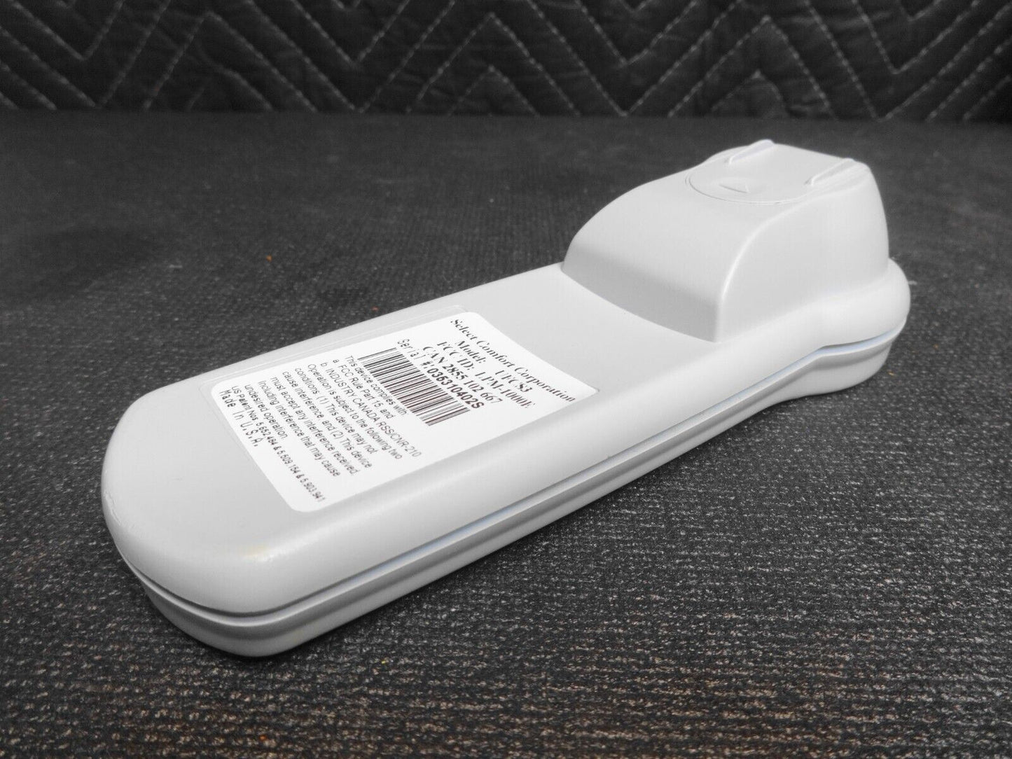 The Sleep Number Bed Select Comfort Remote Control Model UFCS3 Genuine OEM