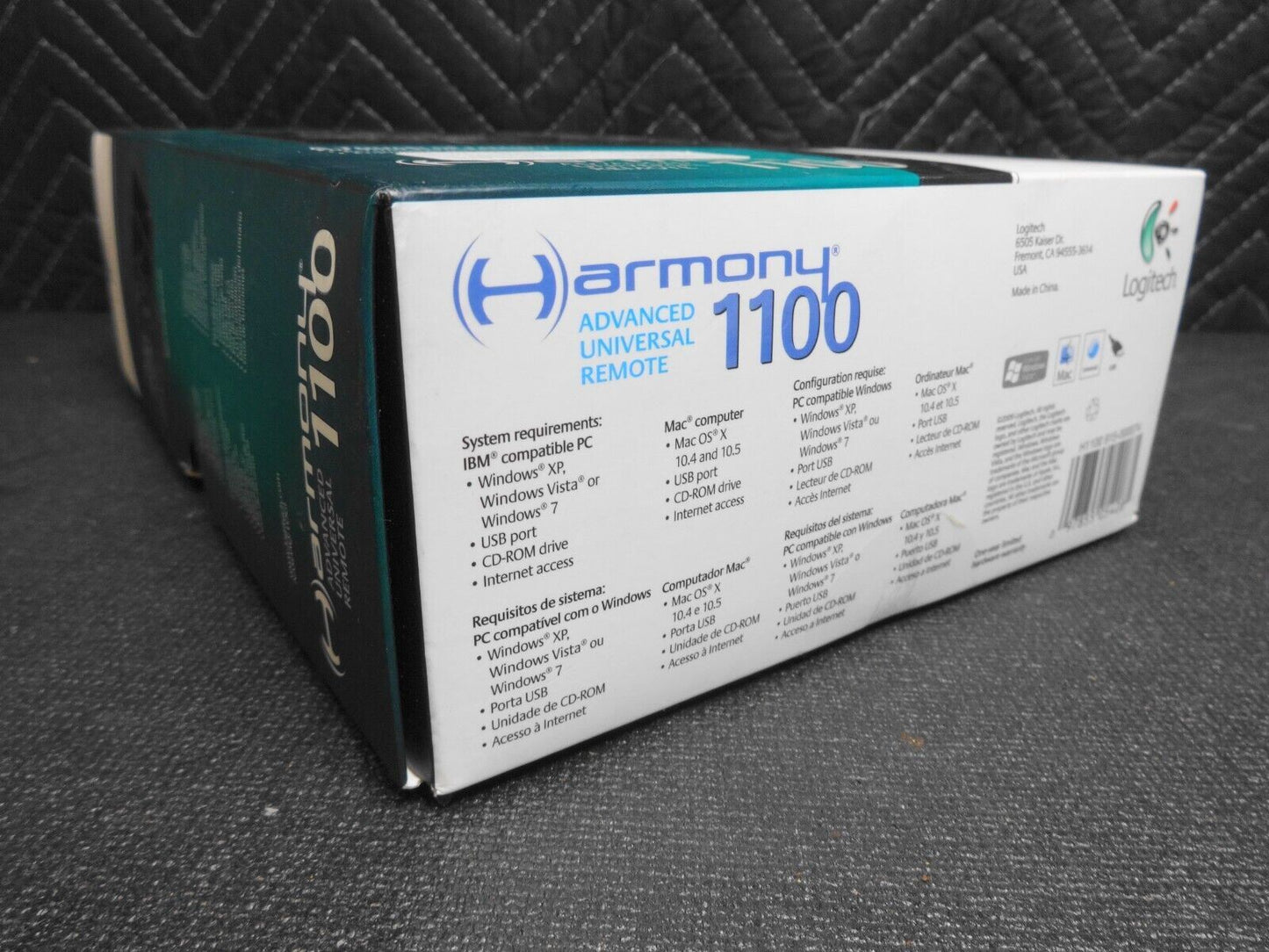 Logitech Harmony 1100 Black Wireless Touchscreen Universal Remote Control w/ Box