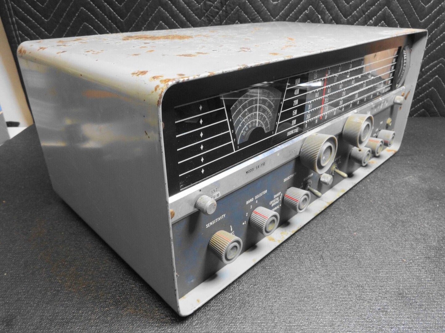 Hallicrafters SX-110 Shortwave Radio Receiver- Untested