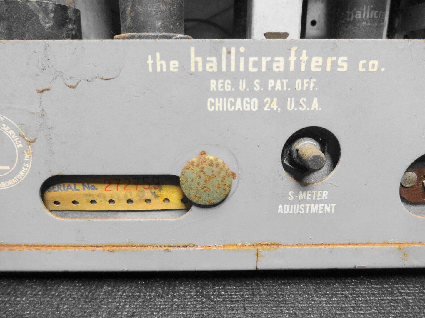 Hallicrafters SX-110 Shortwave Radio Receiver- Untested