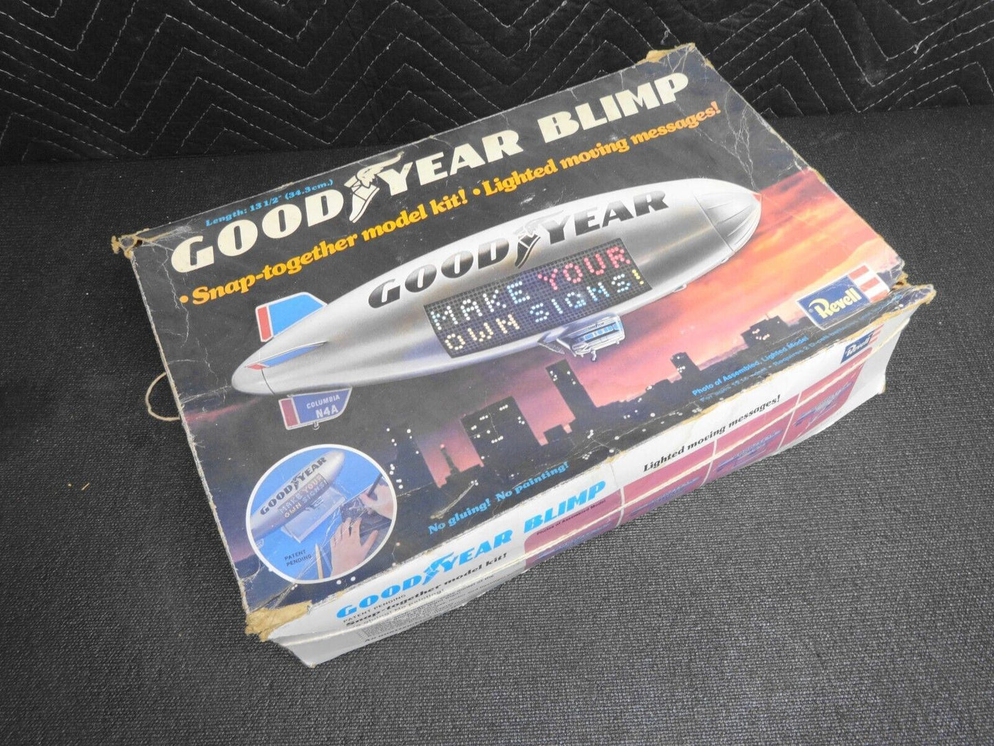 Vintage 1975 Revell Good Year Blimp Snap Model w/ Box, Instructions, Decals