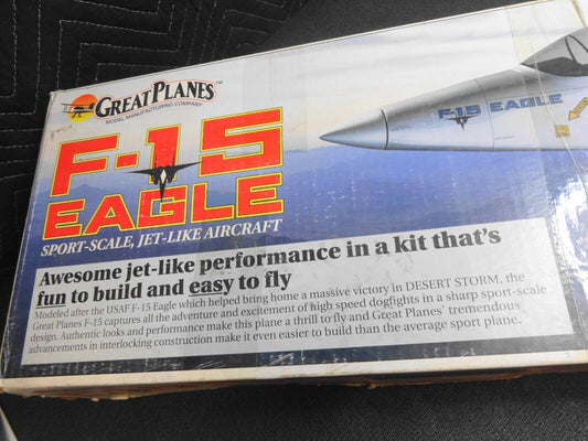 Great Planes USAF F-15 Eagle Desert Storm R/C Sport Scale Model Airplane Kit