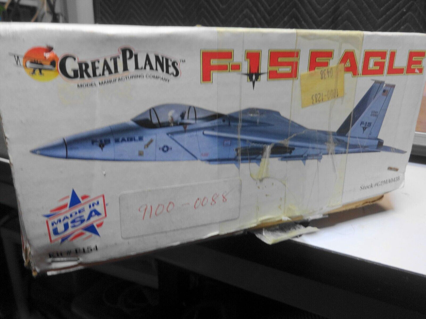 Great Planes USAF F-15 Eagle Desert Storm R/C Sport Scale Model Airplane Kit