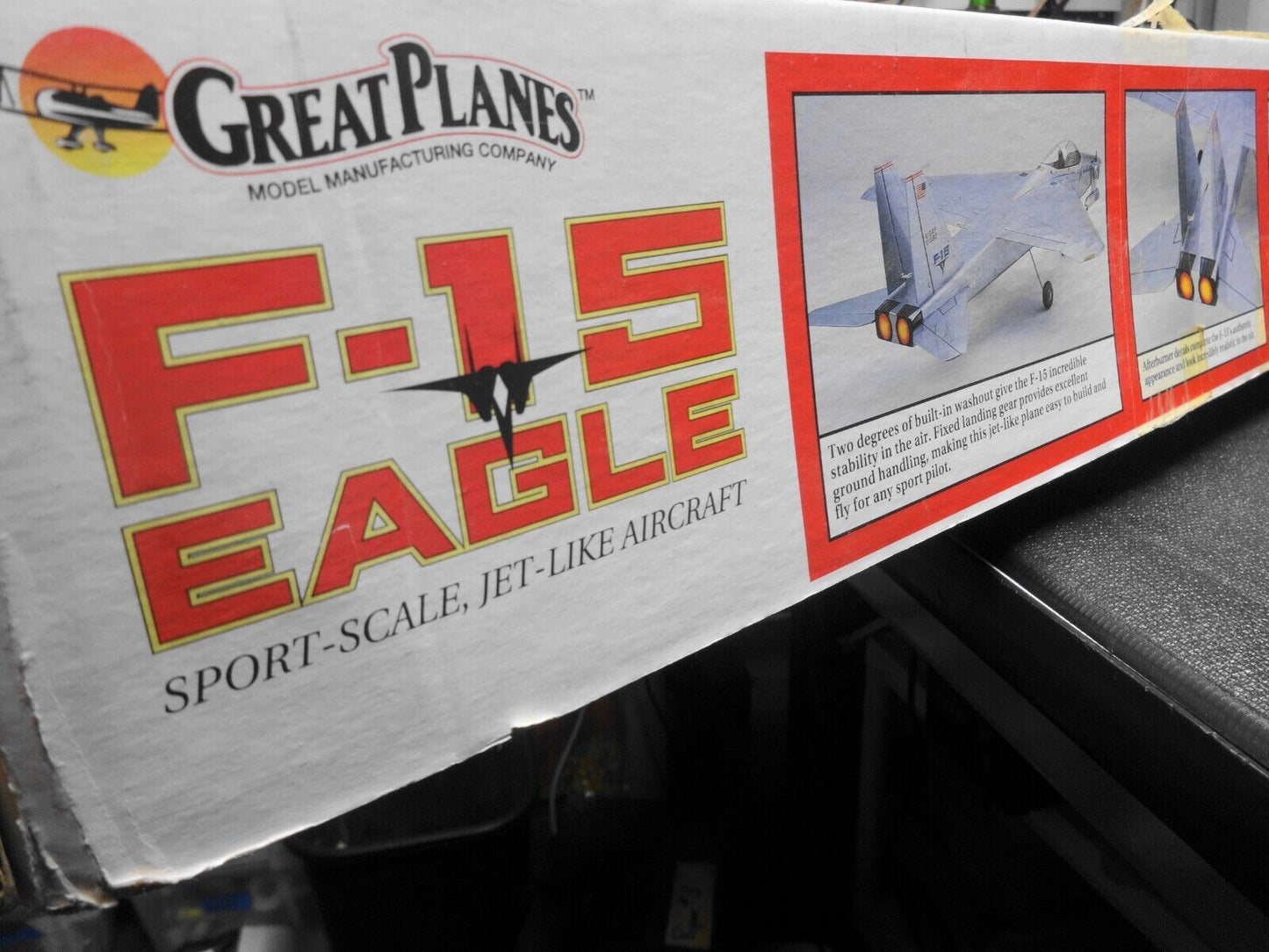 Great Planes USAF F-15 Eagle Desert Storm R/C Sport Scale Model Airplane Kit