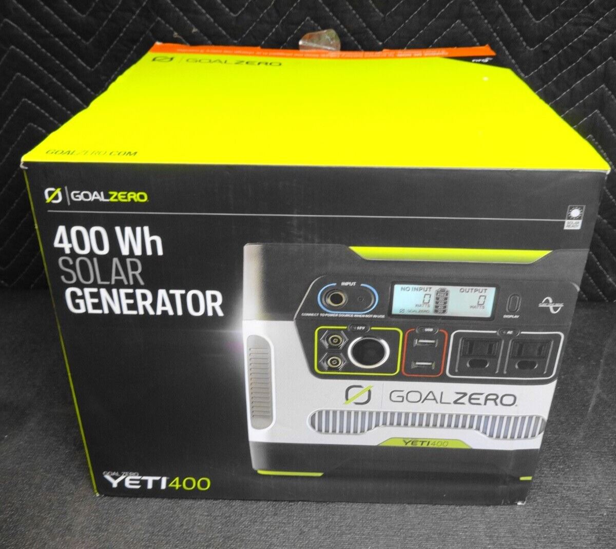Goal Zero Yeti 400 Portable AGM Battery Bank, Solar Power Station (Camping, RV)