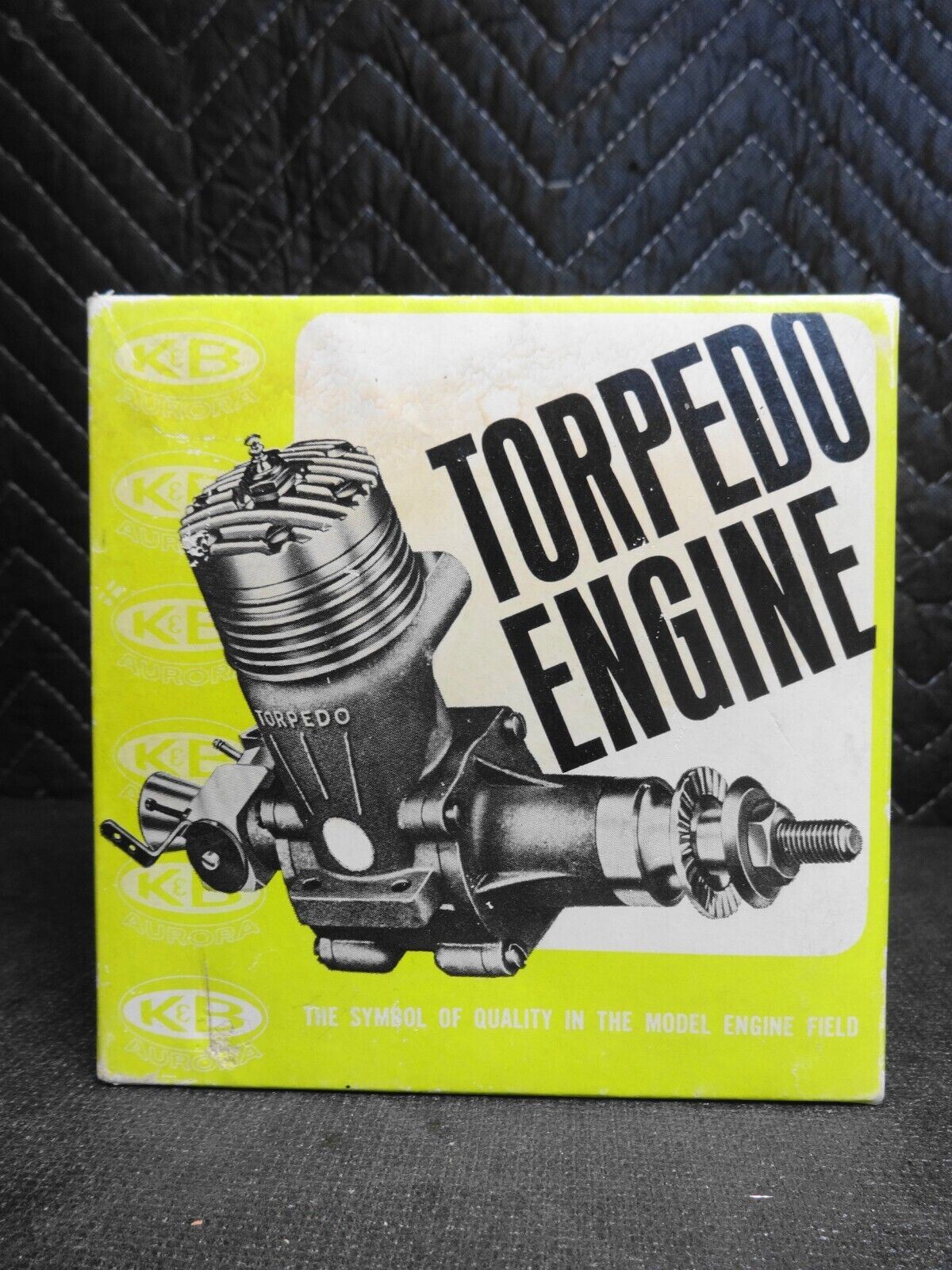 Vintage NOS K&B Torpedo 40 RC Rear Rotor Series 70 Engine Never Run/Mounted