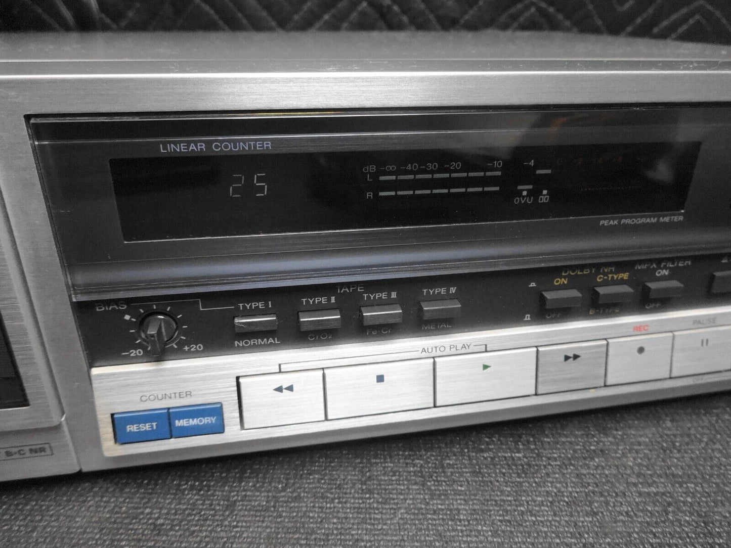 SONY TC-K555 STEREO CASSETTE TAPE DECK 3-HEAD 2-MOTOR DUAL-CAPSTAN PRO SERVICED