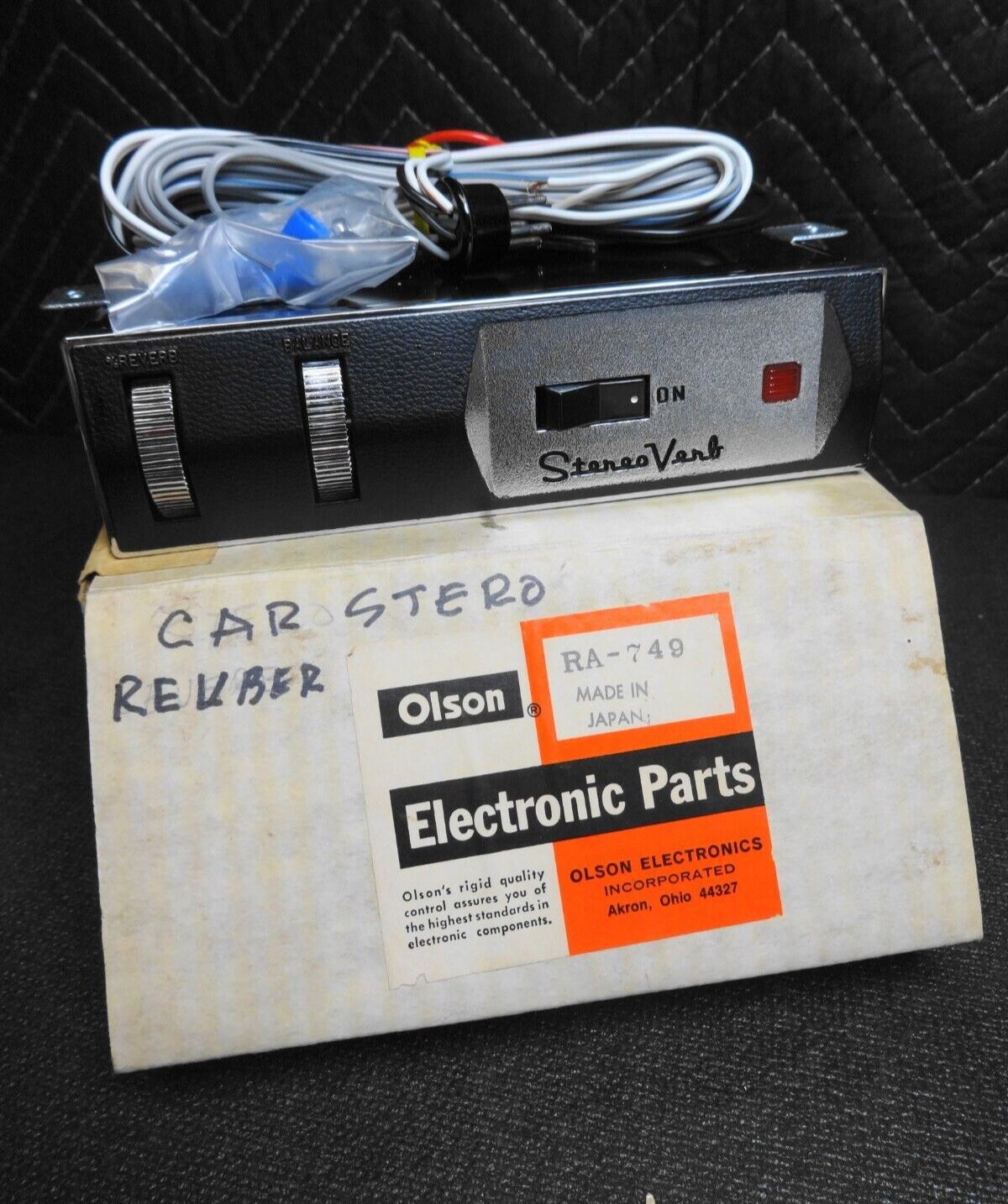 NOS StereoVerb 12 Volt Vintage Add-On Car Stereo Reverb Unit – ineedths