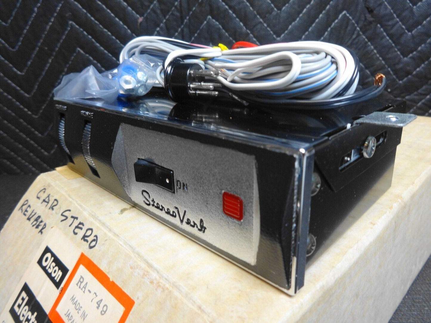 NOS StereoVerb 12 Volt Vintage Add-On Car Stereo Reverb Unit – ineedths