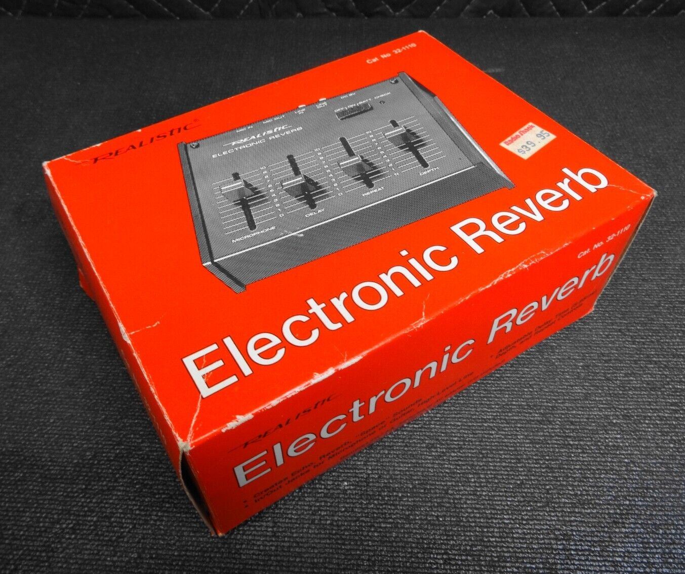 NOS Realistic Electronic Reverb • Vintage Bucket Brigade effects unit • 32-1110